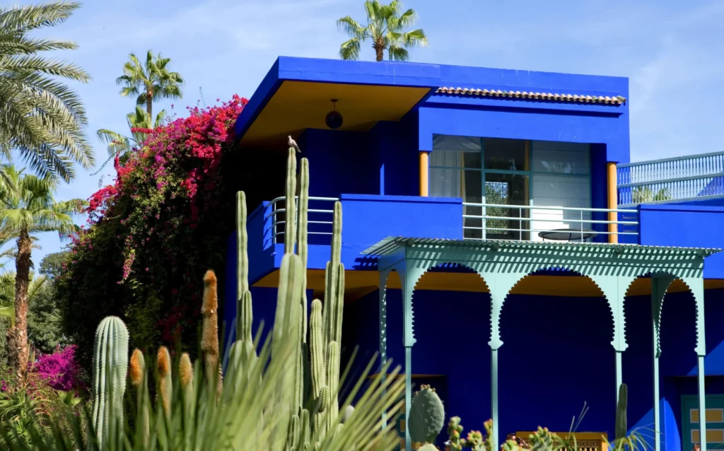 Majorelle garden Marrakesh Morocco.